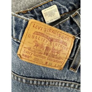 Vtg Y2K Levis 560 Loose Tapered Jeans Faded Light Wash Wide Leg Skater 36X30 90s